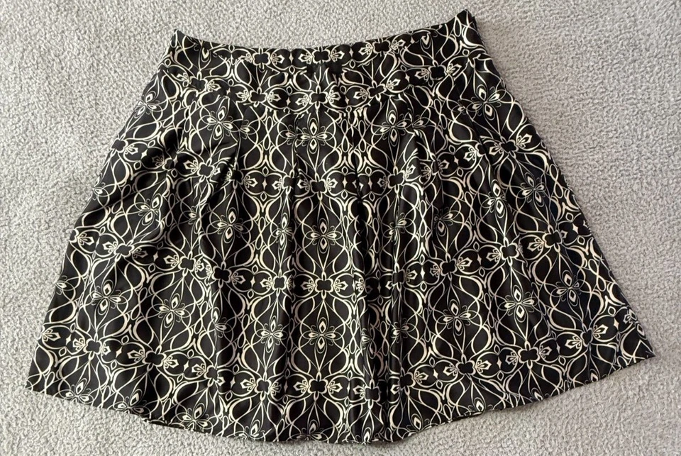 Falda para mujer Mossimo marrón tostada hasta la rodilla forrada cremallera lateral talla 18 Foto 1 de 4