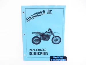 Genuine ATK Dealer Parts List Catalog Manual 1994 350 Four Stroke CC ES - Picture 1 of 1