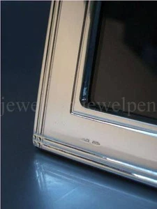 Bilder-Fotorahmen Bauhaus Massive 925 Sterling Silver Mahogany Back (V2) - Picture 1 of 7