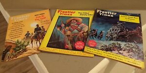 Set of 3 Frontier Times Issues Winter 1959 - Fall 61 - Jan 65 Western Magazine 