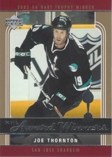 JOE THORNTON - Upper Deck 2006-07 - Award Winners AW1 - San Jose Sharks