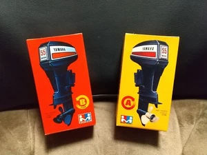 Vintage Rare YAMAHA 55 A and B set  Outboard Motor MITSUWA Model 1/20 Boat  NEW - Picture 1 of 5