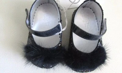 scarpa ballerina culla battesimo bambina neonata Taglia 16 mesi 3 a 6 - Immagine 1 di 4