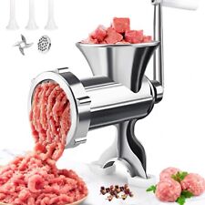 #10 Manual Kitchen Meat Grinder Mincer Sausage Maker Stuffer Filler Table Mount