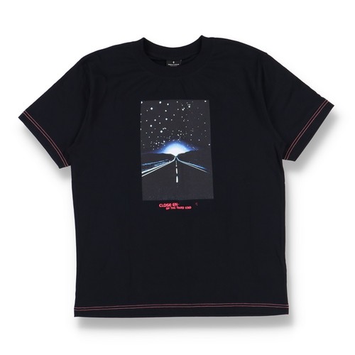 T shirt Marcelo Burlon nera incontri ravvicinati logo autostrada taglia M SS19 $325