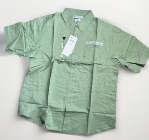 Contender Boote Angeln gesticktes Logo Columbia Angelshirt Gr. M grün NEU - Bild 1 von 7