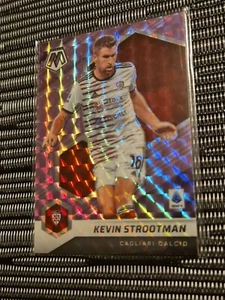 Panini Mosaic Serie A 2021-22 Kevin Strootman Purple Prizm /49 Cagliari - Bild 1 von 3