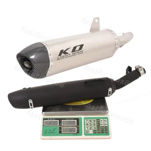 Slip On For KOVE ZF525X ZF500GY-A Steel Exhaust Mufflers Pipe Baffles Tips Tube - Picture 1 of 14