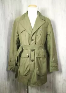 🔥RARE🔥MSRP$795 Engineered Garments Military Officer Coat Belted Jacket S MiUSA - Picture 1 of 7