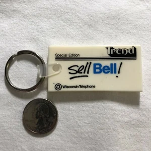 Wisconsin Bell Telephone Sell Bell Trend Keychain Key Ring #36518 - Picture 1 of 2
