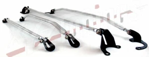 96-00 Civic Strut Tower + Tie Arm Bars Combo 4 pieces Front + Rear Upper + Lower - Picture 1 of 1