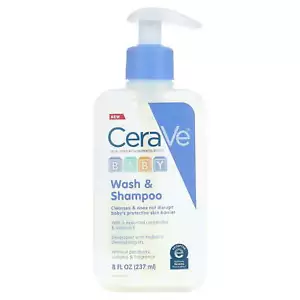 CeraVe Baby Wash and Shampoo 8 oz/237 ml - Foto 1 di 1