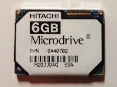 Hitachi 6 GB GST MicroDrive 3K8 HMS361006M5CE00 3600 RPM IDE ATA33/ATA-4 0A40702 - Image 1 of 2