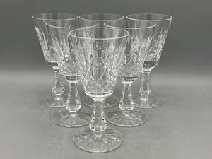 Juego de 6 copas de vino blanco Waterford Crystal ROSSLARE 6" de alto - Imagen 1 de 8