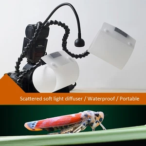 2PCS Macro Photo Soft Flash Light Cover Diffuser Photography Light Reflector - Picture 1 of 12