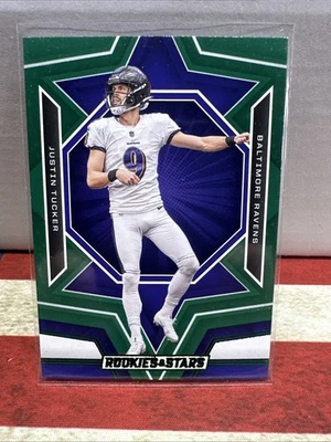 2023 Panini Rookies & Stars - Justin Tucker #7 Green - Image 1 of 2