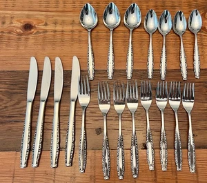 Lot of 19 Pieces Japan Northland Stainless Silverware Love Story - Picture 1 of 6