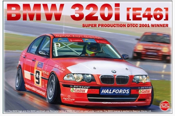 Platz / Nunu 1/24 Gara Serie BMW 320i Dtcc 2001 Vincitore Kit Pn24007