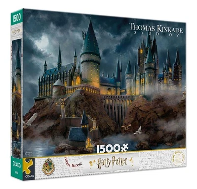 - Thomas Kinkade - Harry Potter - Hogwart's Castle - 1500 Piece Jigsaw Puzzle - Image 1 of 4