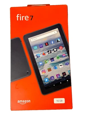 New Amazon Fire 7 12th Gen 16GB Black WiFi - Image 1 of 3