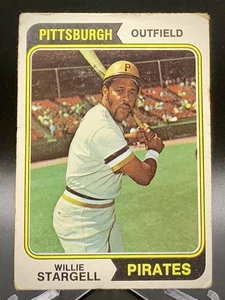 1974 Topps HOF Willie Stargell #100 Pittsburgh Pirates Vintage GD-VG kostenloser Versand - Bild 1 von 9
