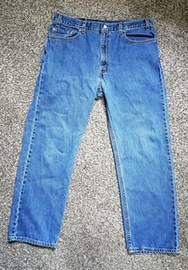 Levi's Strauss Herren Blau Jeans 505 Vintage Gerades Bein 38x30 Hergestellt in den USA - Bild 1 von 11