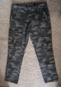 Pantalones Iron Co CAMO CARGO Hombre Talla 32x32 PANTALONES MILITARES - Imagen 1 de 8