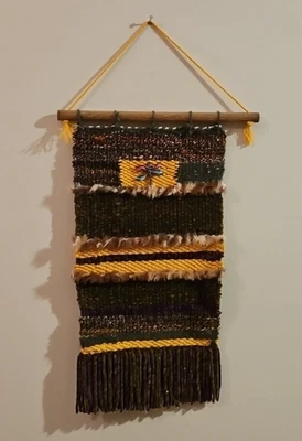 Tapiz tejido a mano colgante de pared "Libélula" con **SACAPUNTAS DE COLECCIÓN GRATIS** Foto 1 de 4