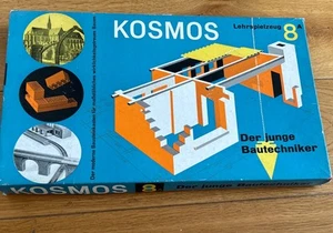 Kosmos Baukasten Der junge Bautechniker Lehrspielzeug 8 A Leerkarton - Bild 1 von 4