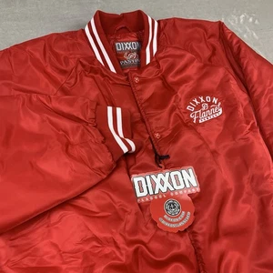Dixxon Flannel Company Pastime Jacket 4XL rot bestickt Varsity Nylon gefüttert - Bild 1 von 7