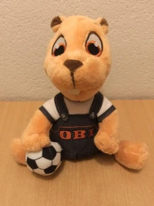 Obi Fußballbiber EM 2024 Plüsch Figur Biber Maskottchen Stofftier Kuscheltier - Bild 1 von 7