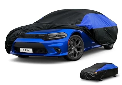  Dodge Car Cover Custom Fit Dodge Charger Waterproof All Weather, Lightweight - Imagem 1 de 4