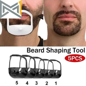 5Pcs Beard Styling Template French Beard or Goatee Shaving Template Whisker Shap - Bild 1 von 8