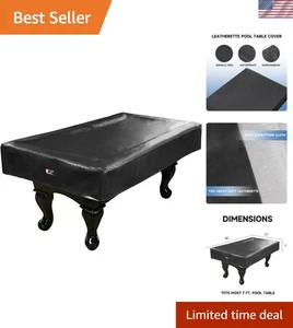 Cubierta de mesa de billar de cuero sintético duradero - Protección impermeable para mesas de 7'/8'/9' - Imagen 1 de 9