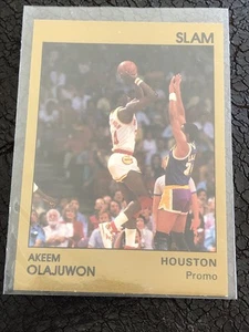 Hakeem Olajuwon Houston Rockets 1990 Star Slam Promo (300 Made) RARE - Picture 1 of 3