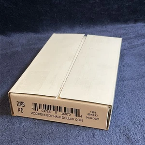 Juego P&D 2020 2 rollos Kennedy medio dólar como nuevo sin circular caja sellada 20 KB - Imagen 1 de 4