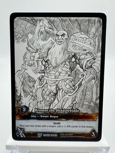 Warcraft TCG Crown 78/198 Bromor the Shadowblade Extended Art Sketch Promo #1 - Picture 1 of 2