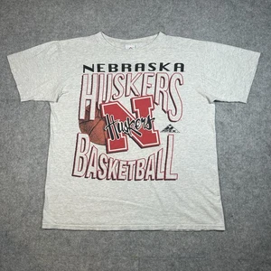 Vintage Nebraska Huskers Apex One T Shirt Mens Size XL made In USA Double Sided - Picture 1 of 16