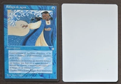 SIGNED MtG Magic Kaja Foglio Artist Proof _ Spanish Ice Age _ HYDROBLAST _ VHTF! - Image 1 of 3