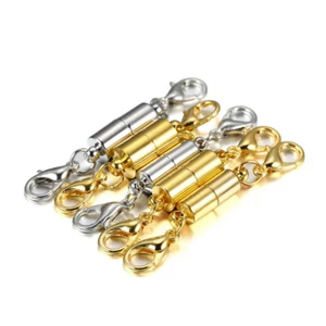 5Sets Magnetic Lobster Claw Lock Clasp Necklace Bracelet Jewelry Hook Connector - Picture 1 of 18