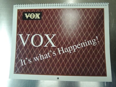 Vintage VOX Guitar Amplifier, Organ, Guitar and PA Calendar - Year 2006 - Image 1 of 4