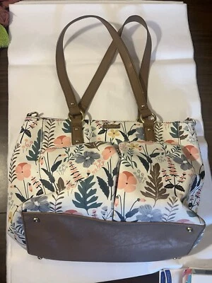 Relic by Fossil Breanne Double Shoulder Bag Floral Print Women's Bag Purse - Image 1 of 4