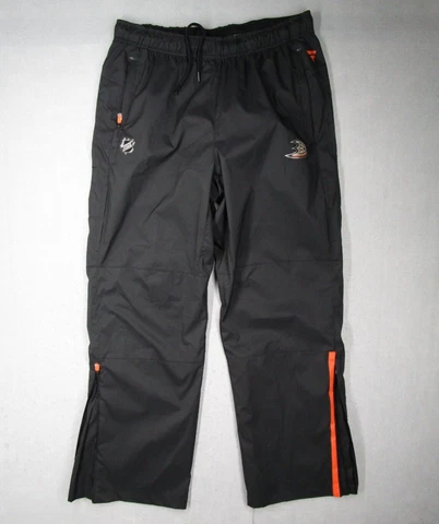 Anaheim Ducks Joggers Mens Extra Large Black Fanatics Hockey NHL Logo 32x32 Cover
