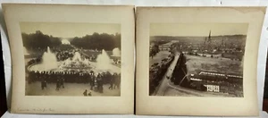 19th France Versailles & Rouen Two Large Albumen Photographs - Estate - Picture 1 of 10