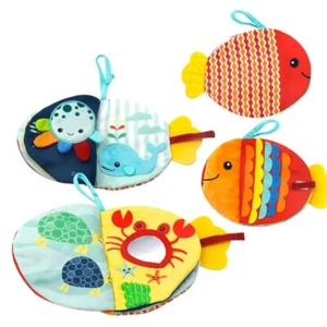 Infant Rattle Book 3D Tail Educational Book Sensory Game for Baby 3M+ - Picture 1 of 8
