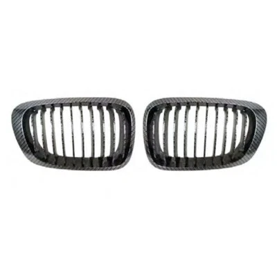 Fits For BMW E46 M3 2DR 1998-2002 Front Kidney Grille Transfer Print Carbon Foto 1 de 4