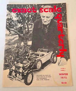 Exact Scale Quarterly Winter 1975 Catalog Magazine, Sinclair's Auto Miniatures - Picture 1 of 5
