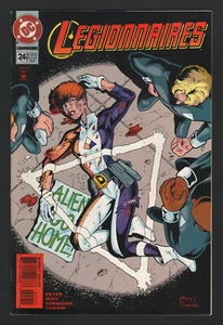 LEGIONARIOS #24, DC Comics, 1995, casi nuevo - ¡Alien go home! - Imagen 1 de 1