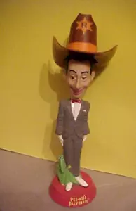 Pee Wee Herman "Playhouse Bobblehead" Doll 2000 + hat - Picture 1 of 6