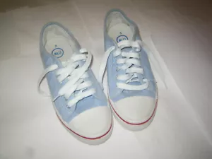 Decolte donna BLU - taglia 5 - bordo blu/bianco buone condizioni - Foto 1 di 5